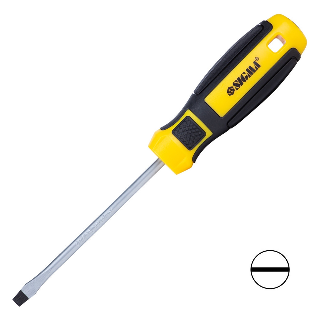 Викрутка Sigma шліцева SL 5.0x100мм CrV Mega (4009211) - зображення 1