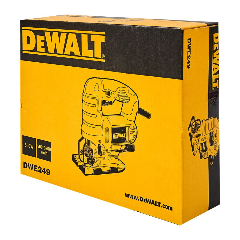 Електролобзик DeWALT 550 Вт, 500 - 3200 хід/хв, 2.4 кг (DWE249) - зображення 6