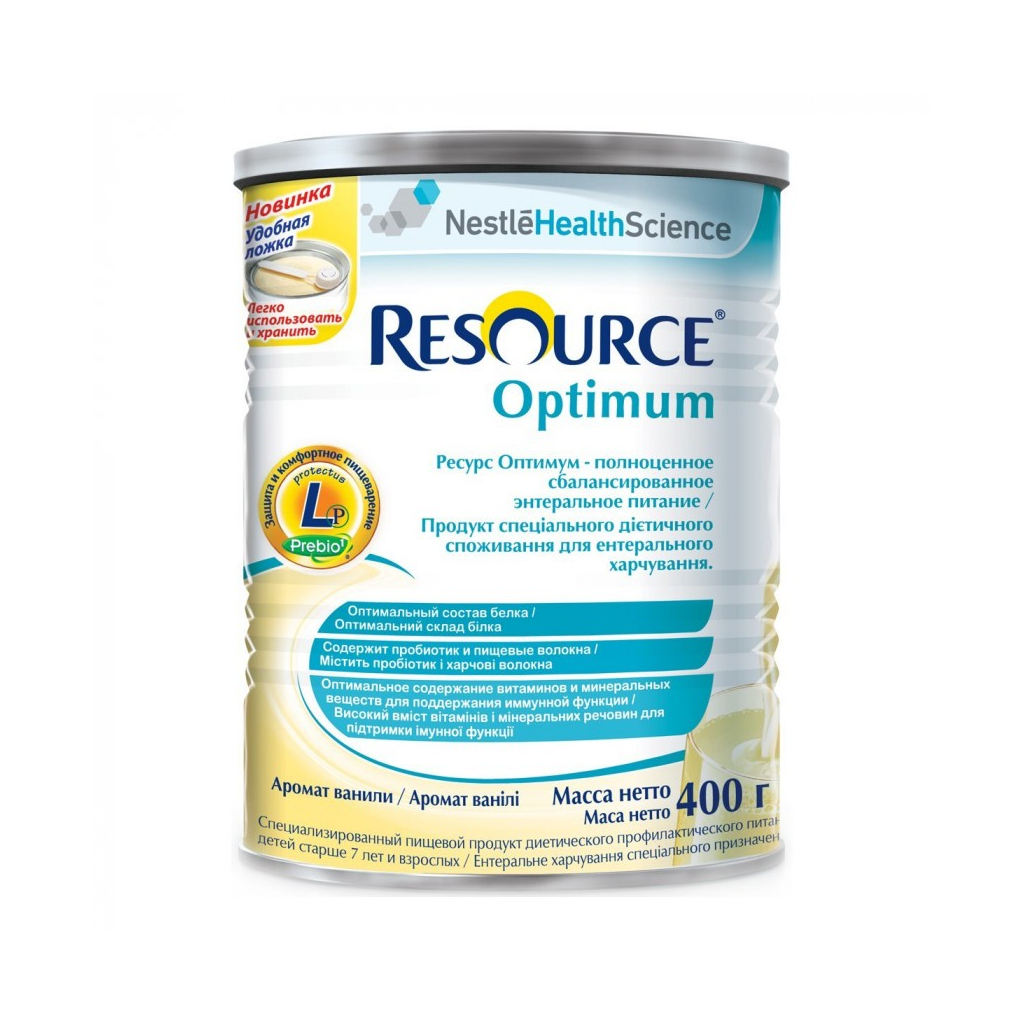 Дитяча суміш Nestle Resource Optimum з 7 років 400 г (7613034988751) - зображення 1