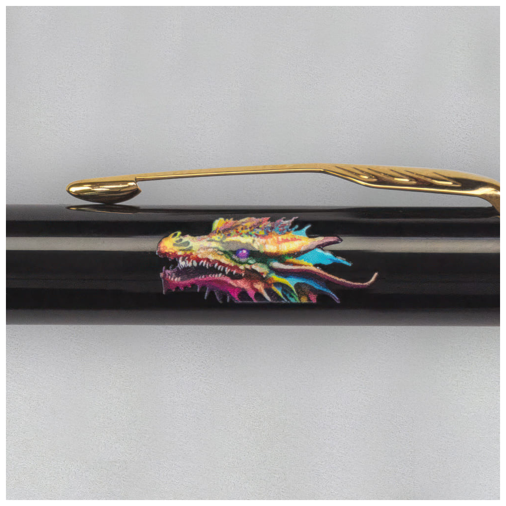 Ручка кулькова Parker IM 17 ZODIAC Black GT BP Яскравий Дракон (22032_Z3330u) - зображення 4