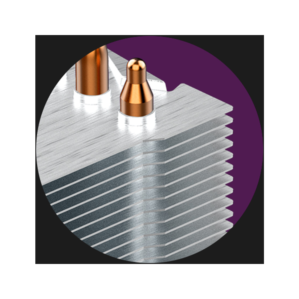 Кулер до процесора CoolerMaster Hyper H410R RGB LED PWM (RR-H410-20PC-R1) - зображення 6