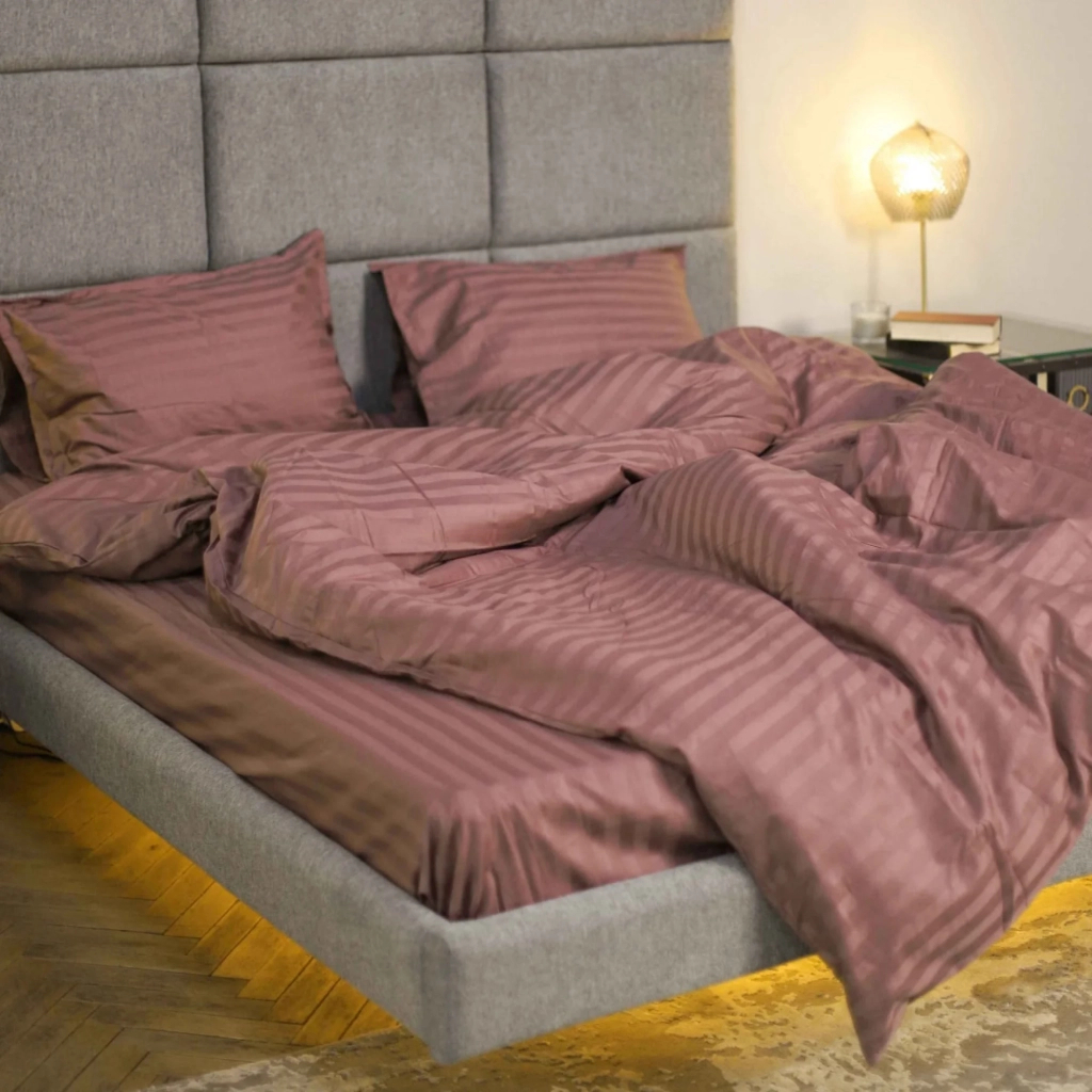 Постільна білизна Tiare 86 Сатин Страйп Кольоровий сімейній (86_Stripe_sm) - изображение 2