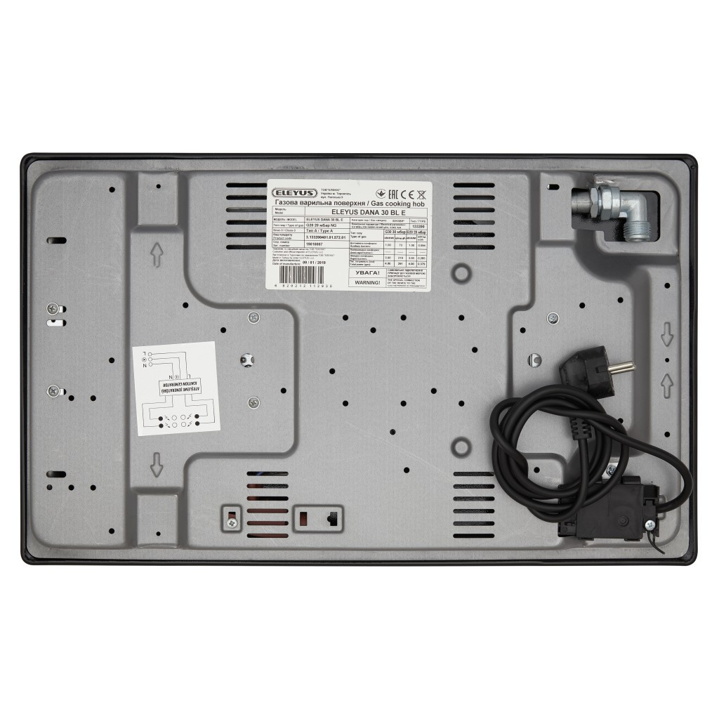 Варочна поверхня Eleyus DANA 30 BL CF - изображение 9