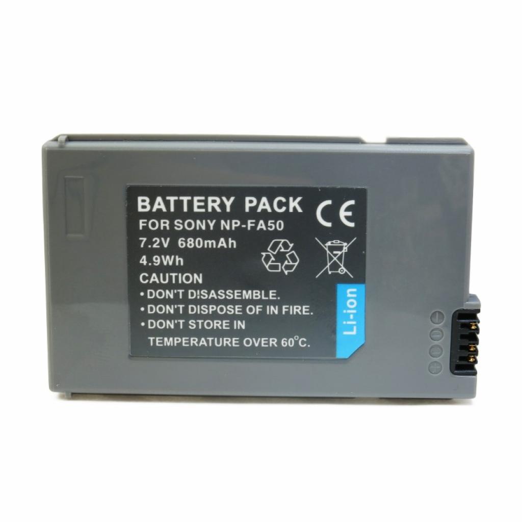 Акумулятор до фото/відео Extradigital Sony NP-FA50 (DV00DV1064) - изображение 1