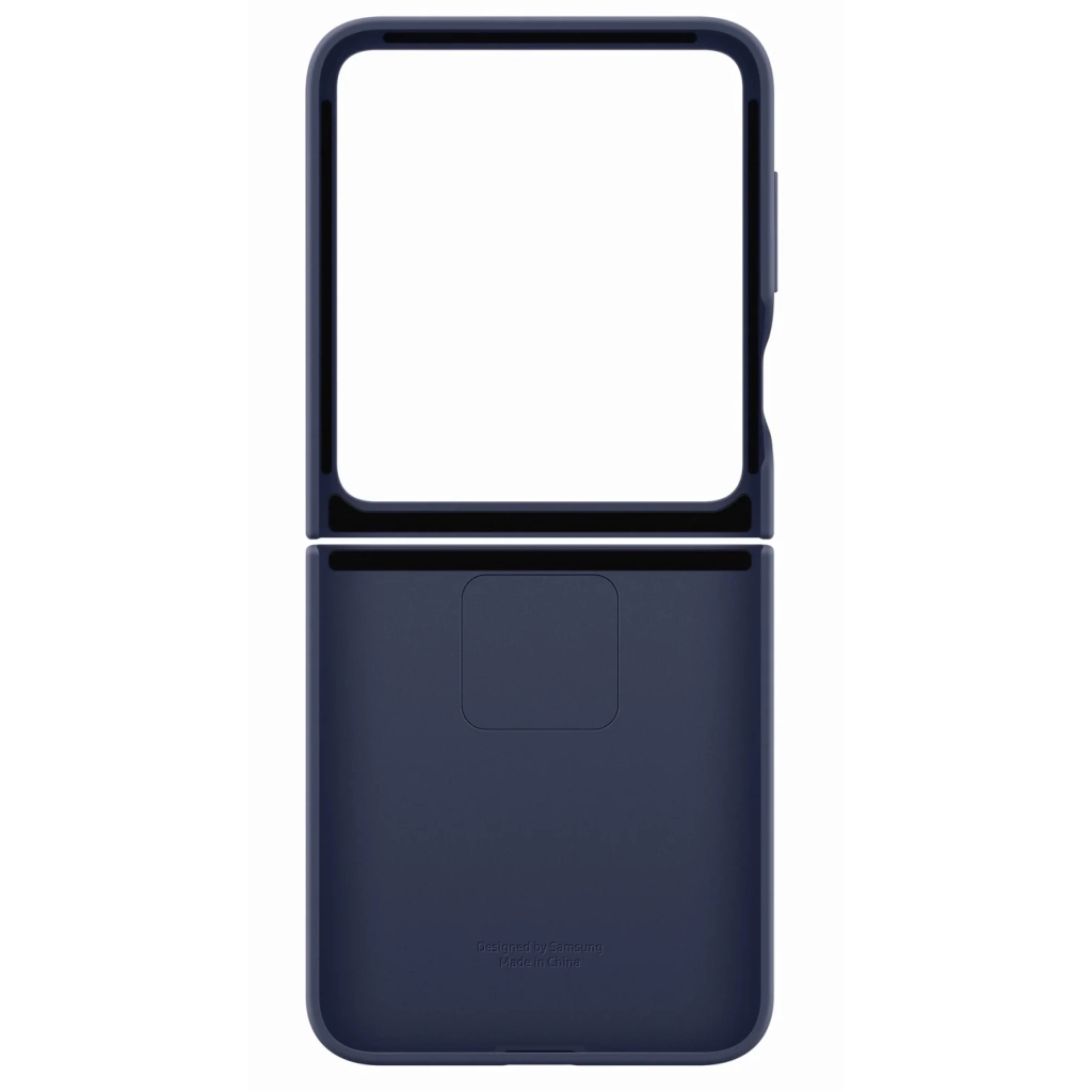 Чохол до мобільного телефона Samsung Silicone Cover with Ring Samsung Galaxy Flip 6 Navy (EF-PF741TNEGUA) - зображення 3
