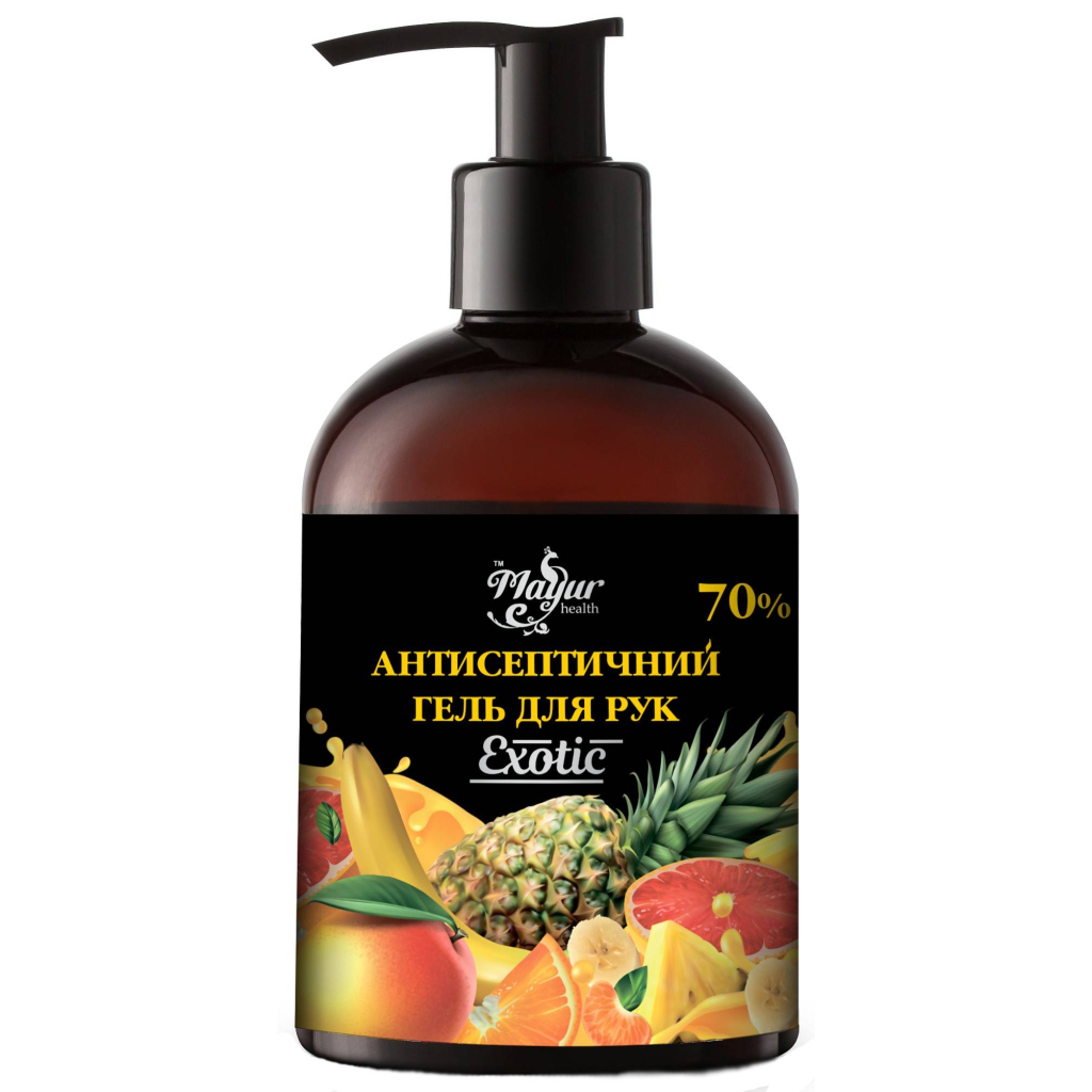 Антисептик для рук Mayur Exotic гель 275 мл (4820230951073) - зображення 1