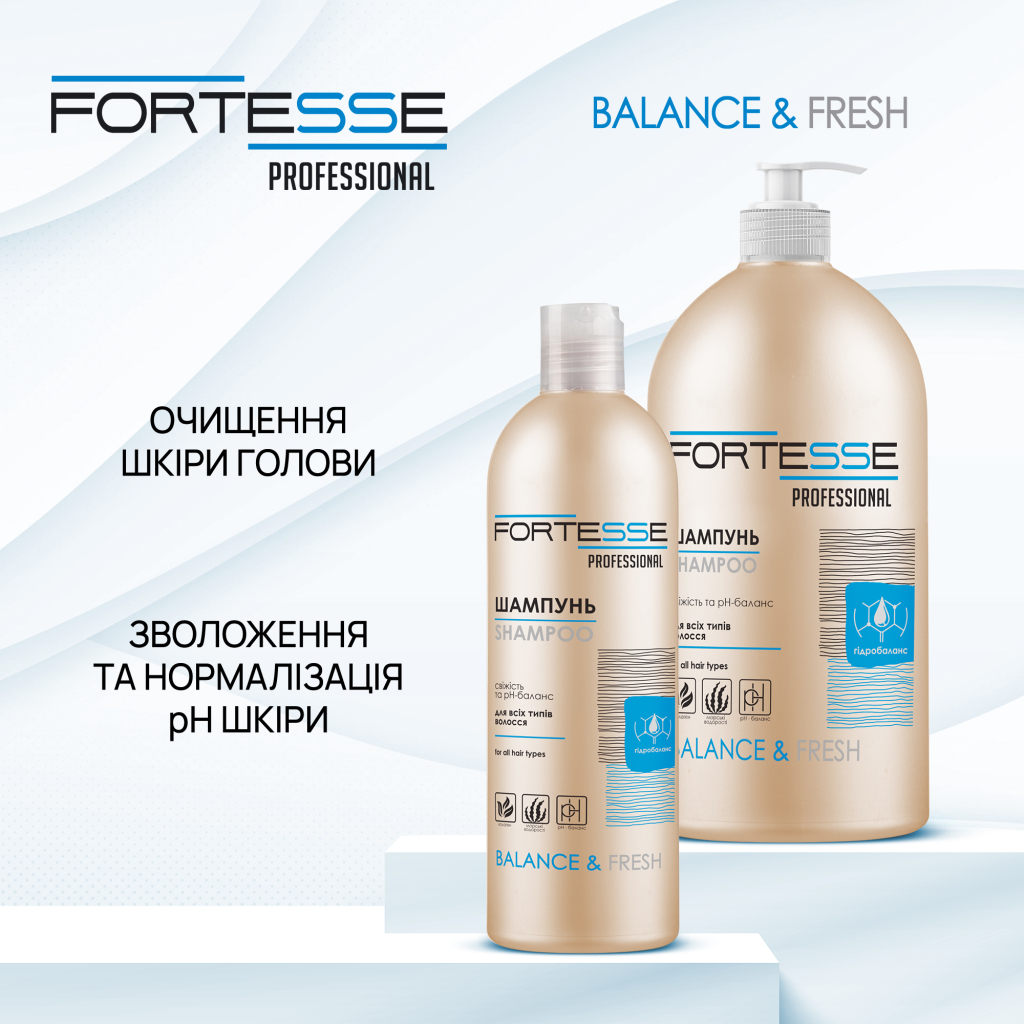 Шампунь Fortesse Professional Balance & Fresh 400 мл (4820000307383) - зображення 4