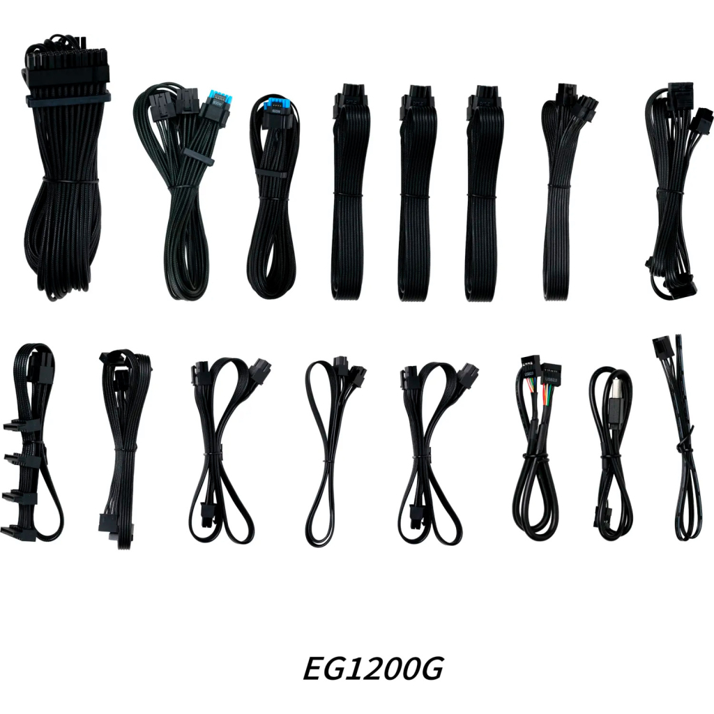 Блок живлення Lian Li 1200W EDGE GOLD Black (G9P.EG1200G.BH00.EU) - зображення 12