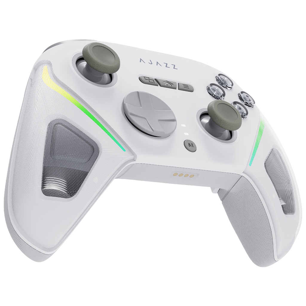 Геймпад Ajazz GP100S 2.4G/BT/USB Switch/PC/iOS/Android RGB White (GP100S-W) - зображення 5