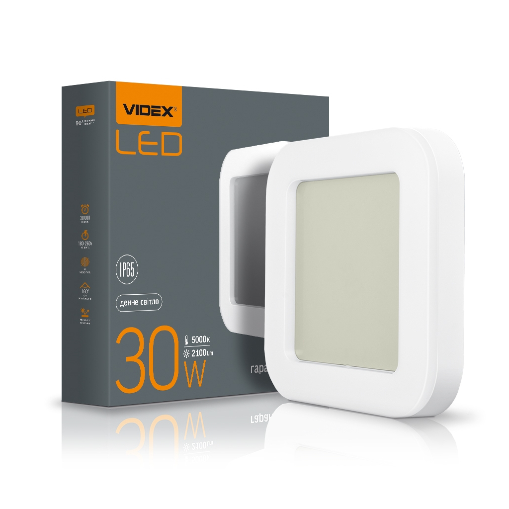 Світильник Videx LED ART IP65 30W 5000K 220V (VL-BHFS-305) - зображення 2