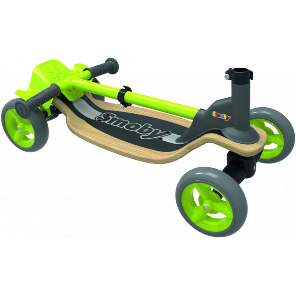 Самокат Smoby з металевою рамою чотириколісний Зелений (750700) - зображення 2