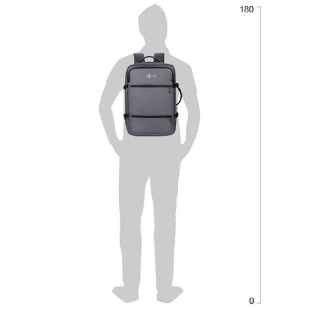 Рюкзак для ноутбука AirOn 14" Power Plus 22L Grey (4822356710652) - зображення 7