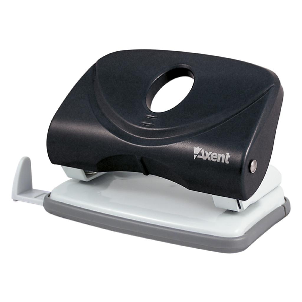 Діркопробивач Axent Welle-2 plastic, 20sheets, black (3820-01-А) - изображение 1