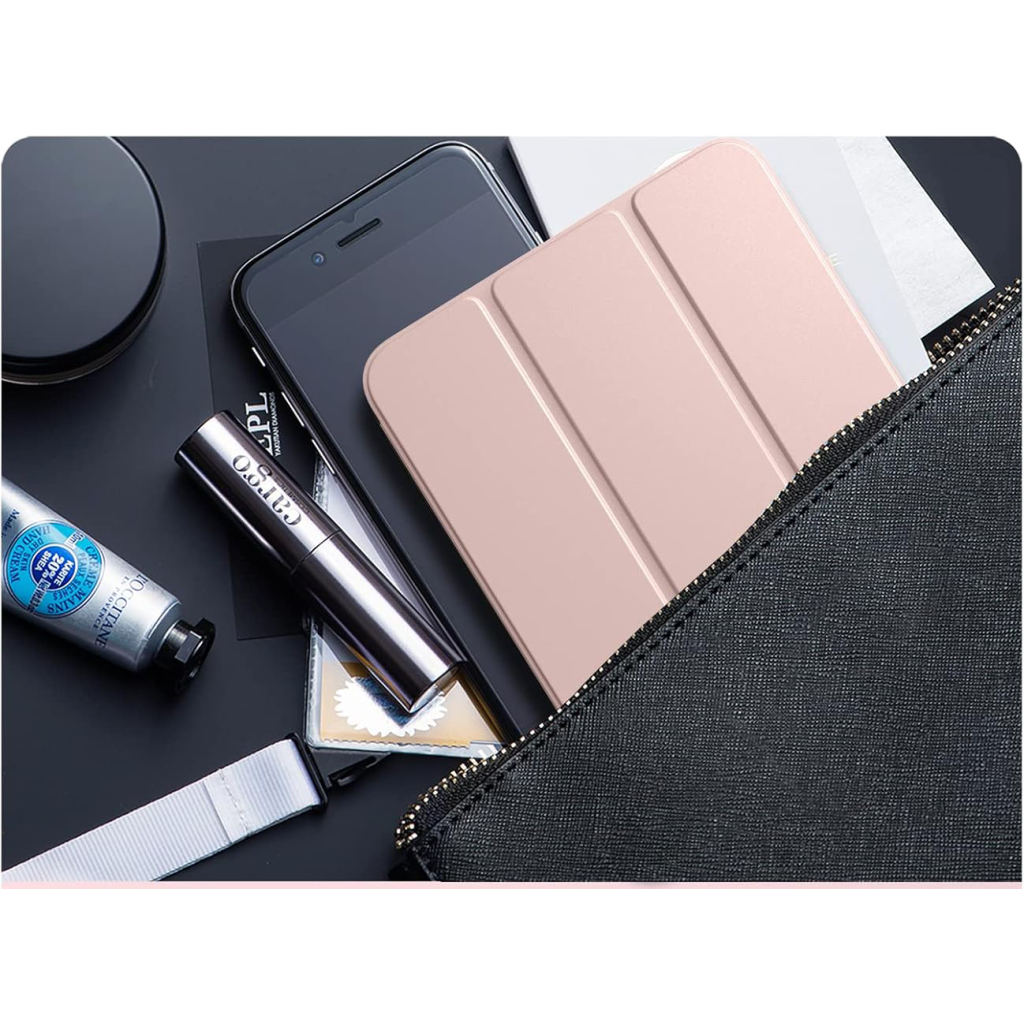 Чохол до планшета BeCover Tri Fold Hard Apple iPad Mini 7 2024 Pink (712454) - зображення 5