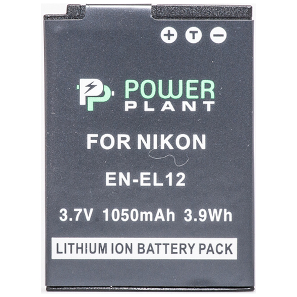 Акумулятор до фото/відео PowerPlant Nikon EN-EL12 (DV00DV1242) - изображение 1