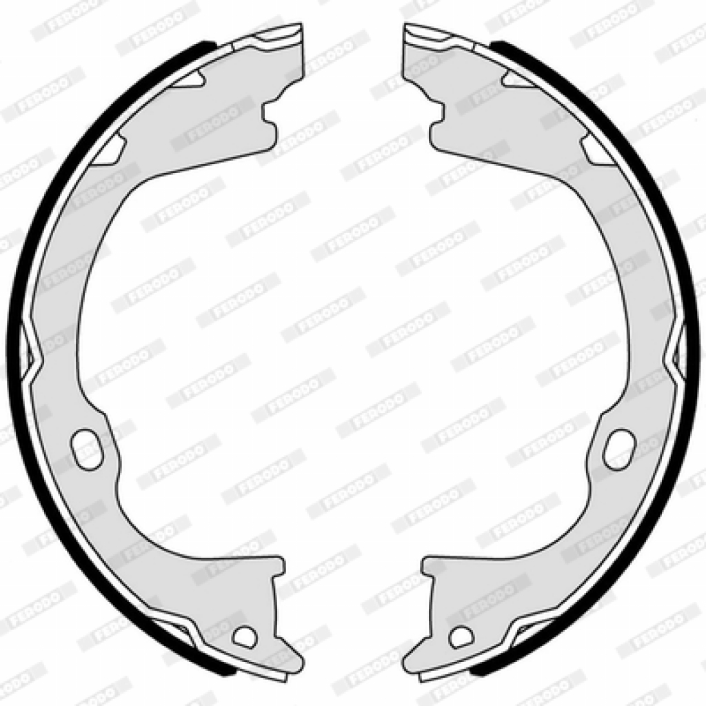Гальмівні колодки FERODO FSB4169 - зображення 1