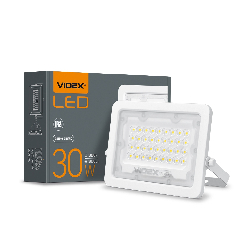 Прожектор Videx LED  30W 5000K 220V (VL-F2e-305W) - зображення 3