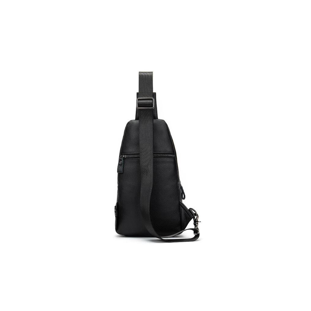 Сумка Vintage Зі шкіри через плече Чорна (14784) - зображення 2