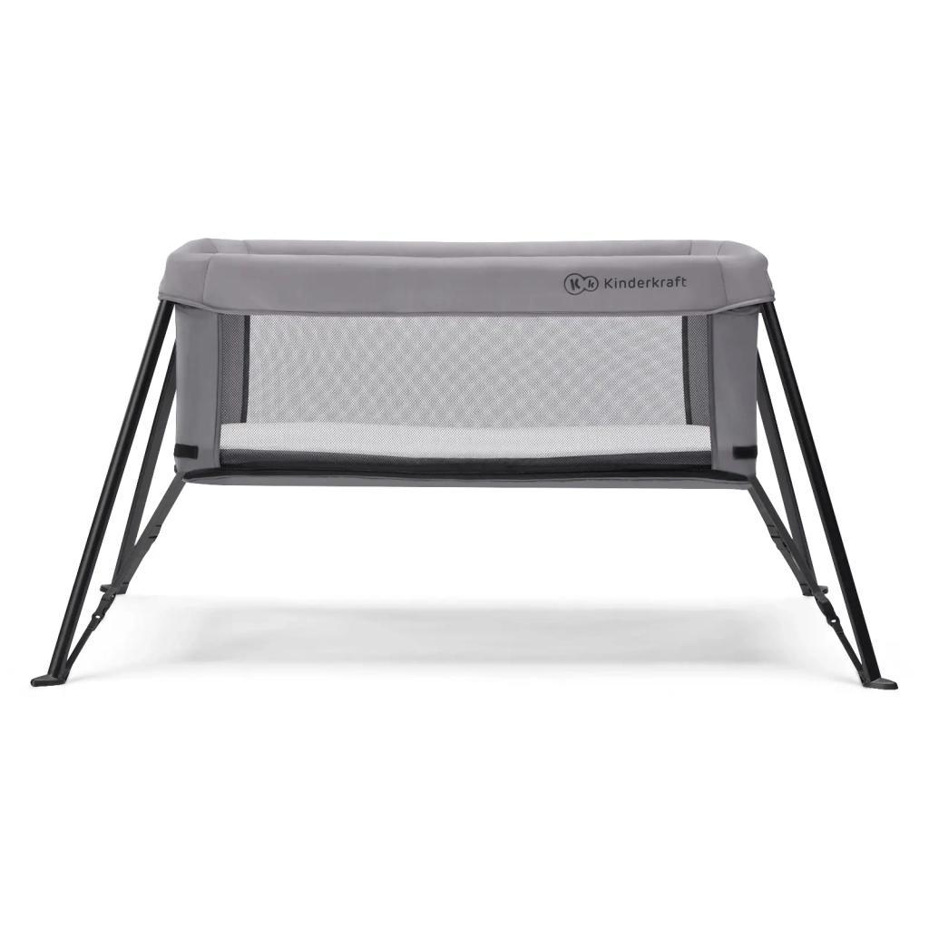 Ліжечко Kinderkraft манеж 2 в 1 Movi Grey (5902533918447) - зображення 4