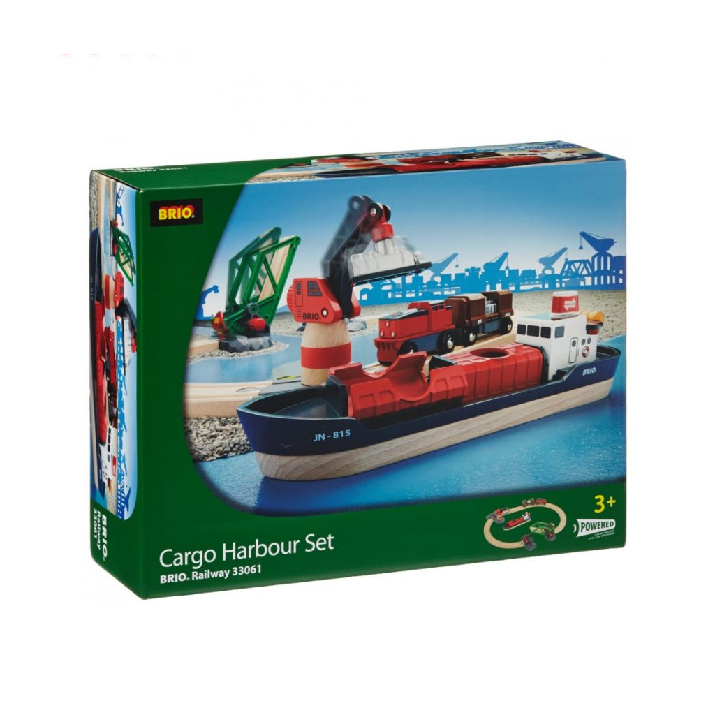 Залізниця Brio Cargo Harbour Set, 16 елементів (33061) - зображення 5