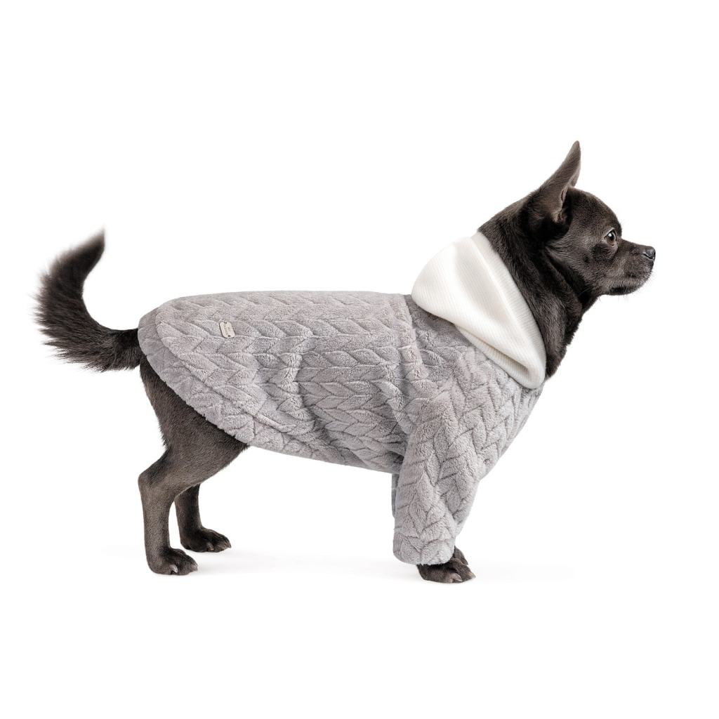 Толстовка для тварин Pet Fashion DELICATE XS (сіра) (4823082429813) - зображення 1