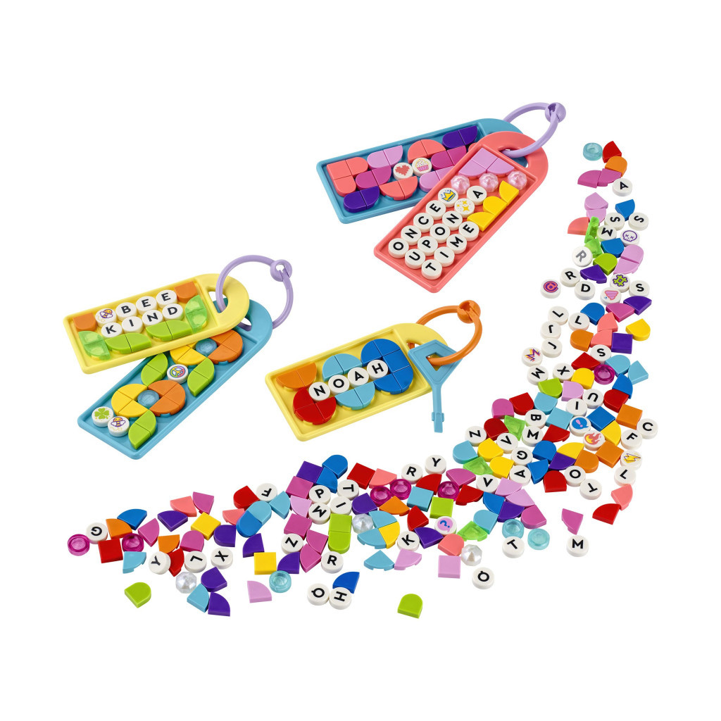 Конструктор LEGO DOTS Великий набір бирок для сумок: написи 228 деталей (41949) - зображення 7