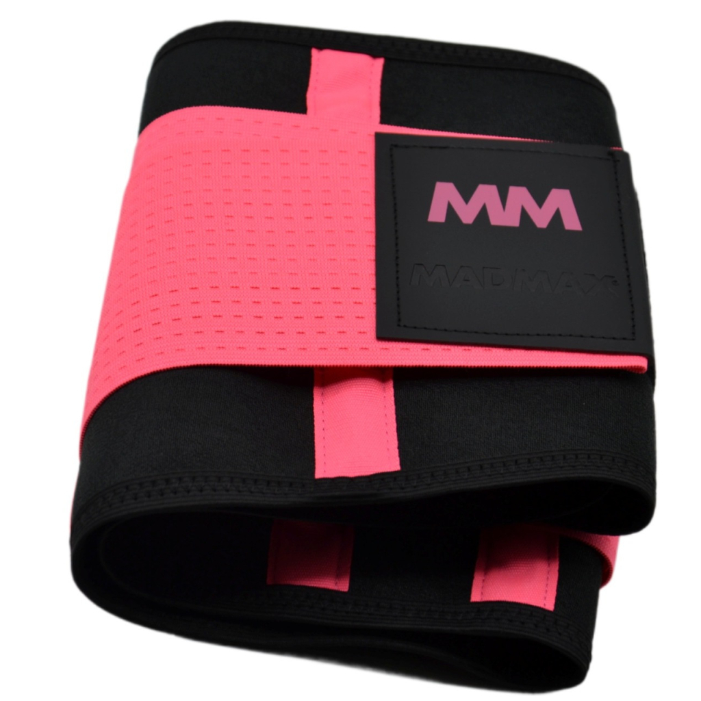 Пояс компресійний MadMax MFA-277 Slimming belt Black/neon pink L (MFA-277-PNK_L) - зображення 6