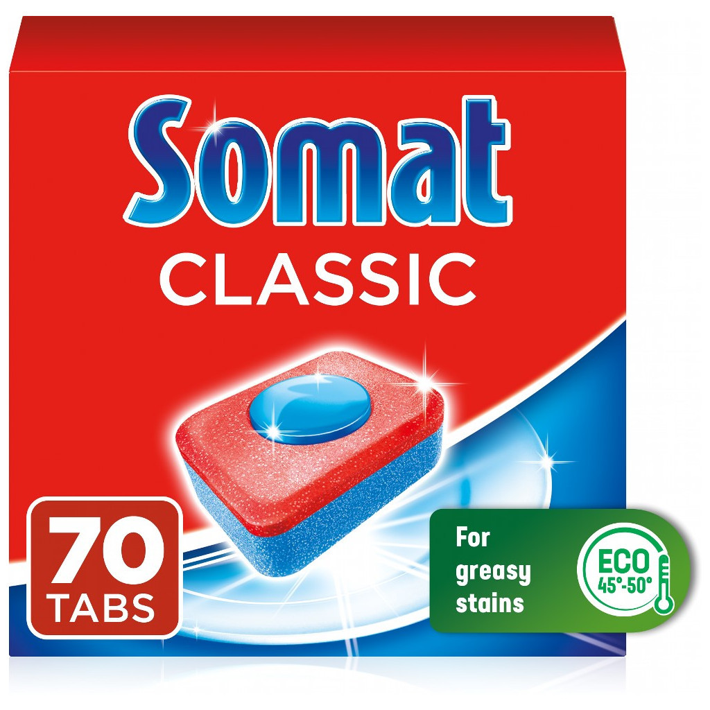 Таблетки для посудомийних машин Somat Classic 70 шт. (9000101577280) - зображення 2