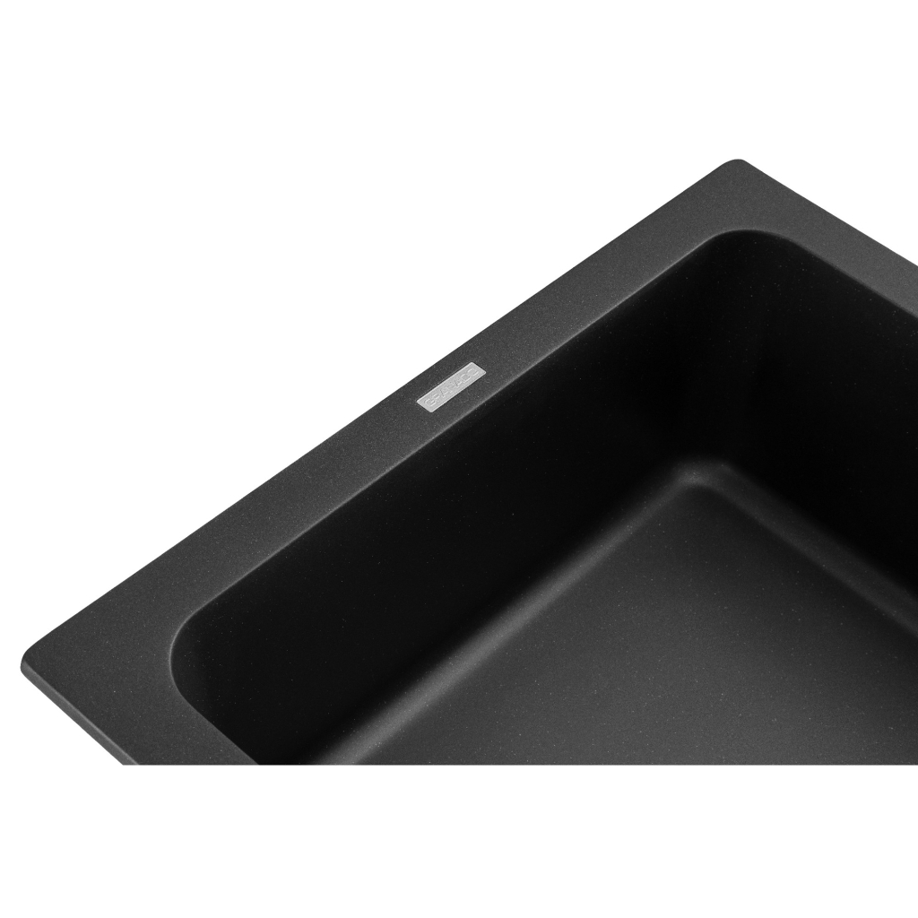 Мийка кухонна GRANADO SALAMANKA black shine (gr0601) - зображення 3