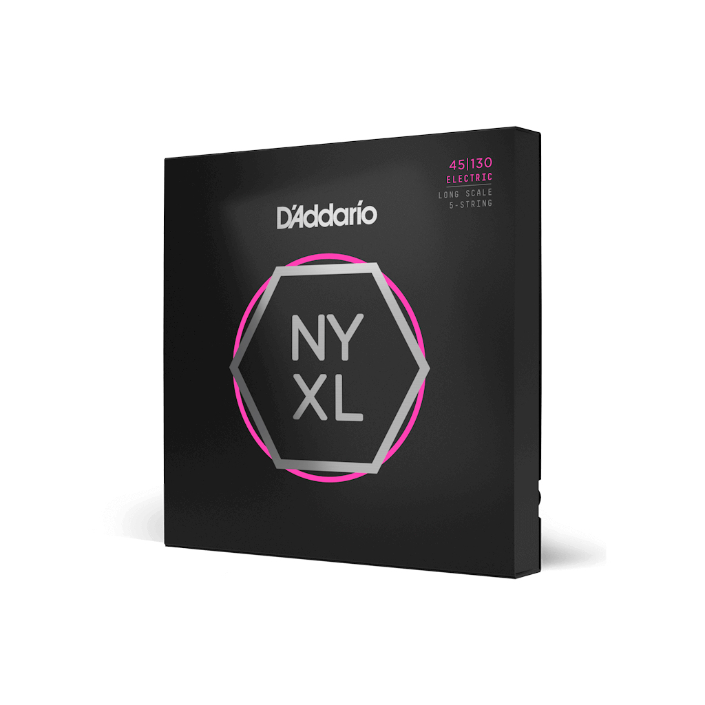 Струни для гітари D'Addario NYXL Regular Light 5-String (45-130) (NYXL45130) - зображення 2