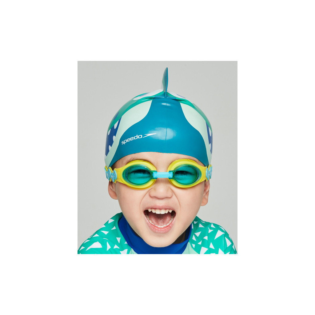 Шапка для плавання Speedo Croc Prt Character Cap IU зелений 8-12240D680 OSFM (5053744486314) - зображення 2