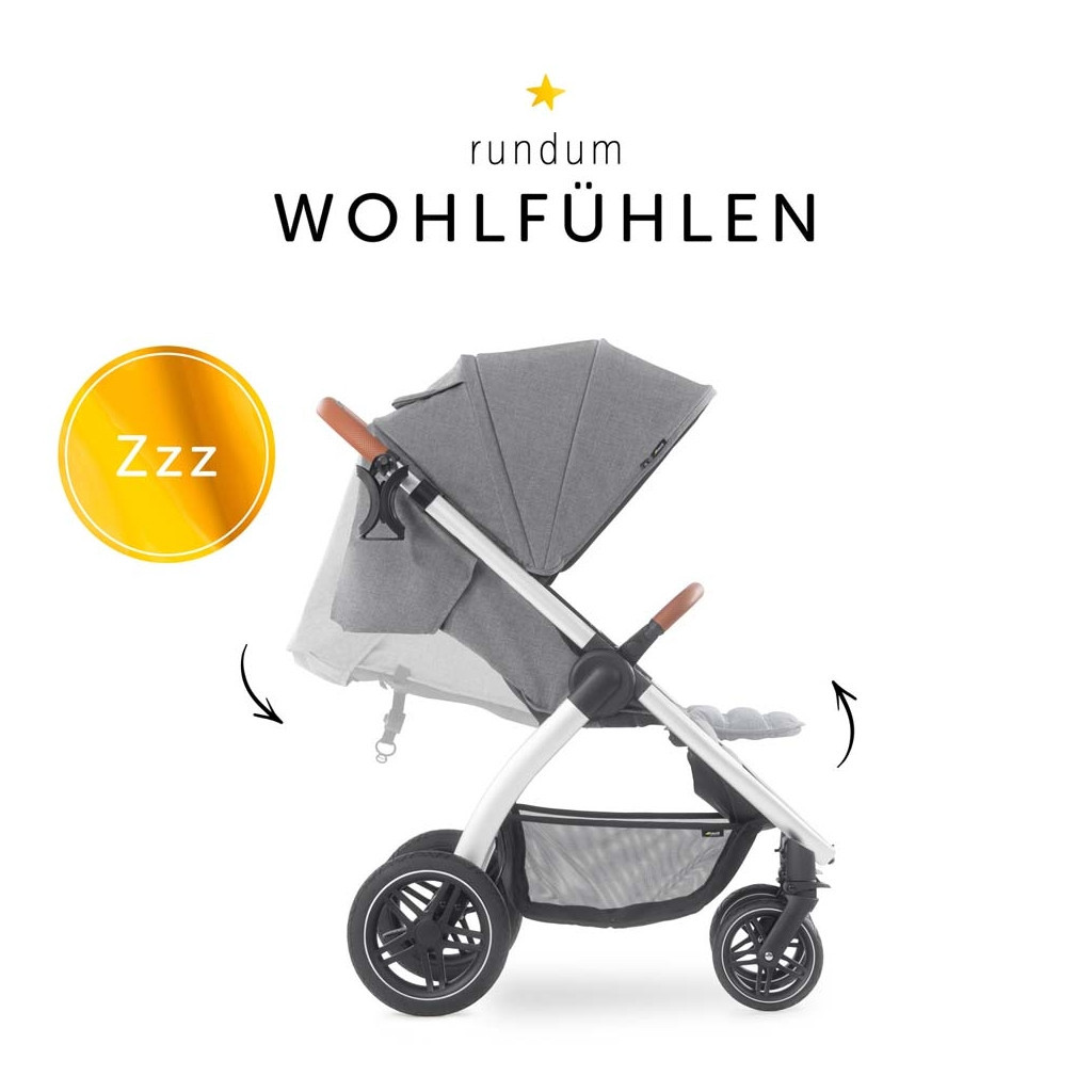 Коляска Hauck Uptown Melange Grey (14828-0) - зображення 9