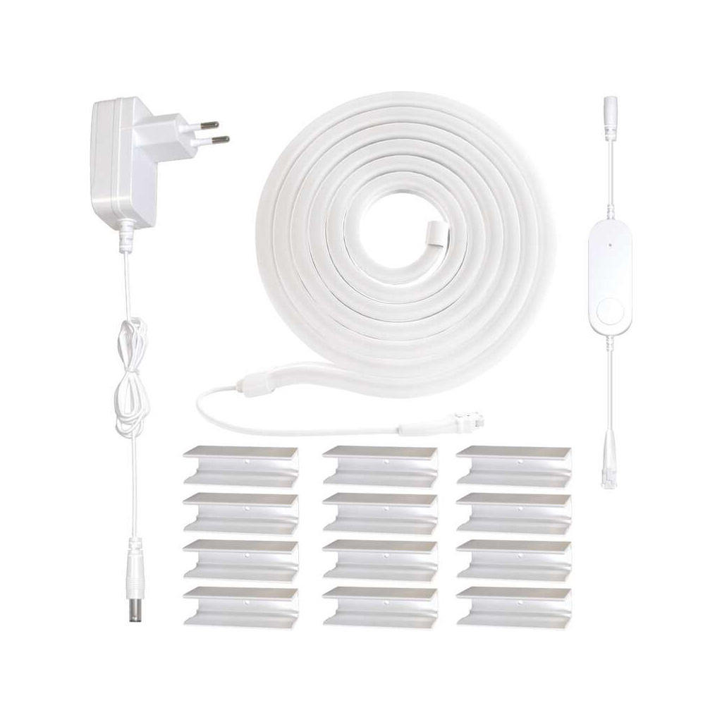 Світлодіодна стрічка EMOS ZPW513I NEON white 5 m 33 Вт RGBIC WiFi (ZPW513I) - зображення 3