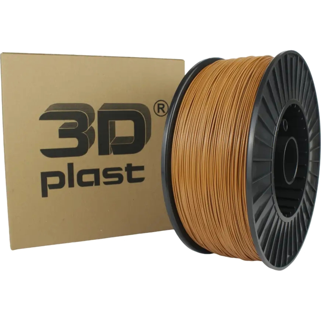 Пластик для 3D-принтера 3Dplast PETG 1.75мм, 3кг, coyote (3DPTG1753KYT) - зображення 1