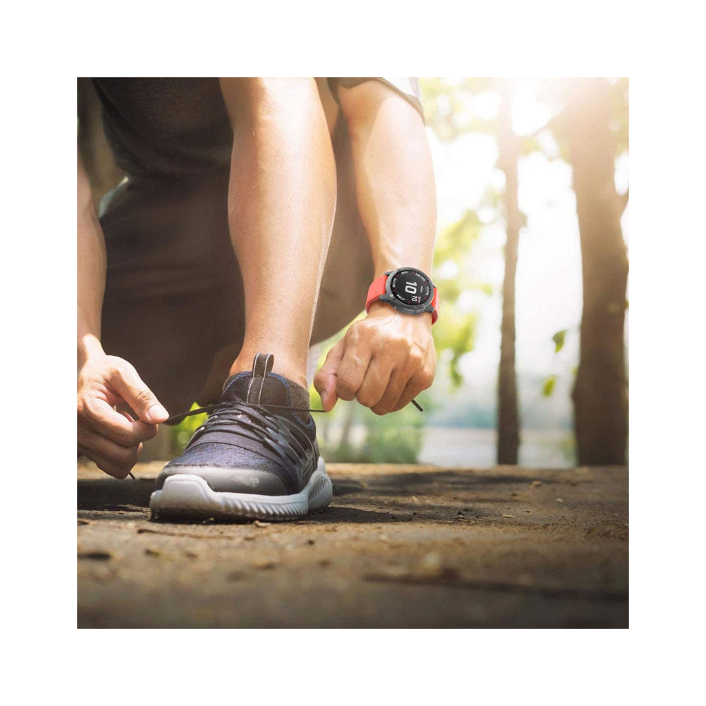 Ремінець до смарт-годинника Armorstandart Silicone для Garmin 26mm Coral Red (ARM87729) - зображення 4