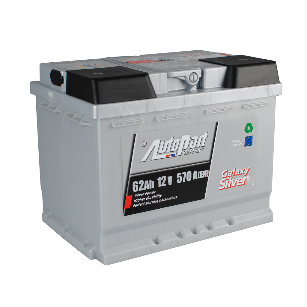 Акумулятор автомобільний AutoPart 62 Ah/12V Galaxy Silver (ARL062-GAS0) - зображення 1