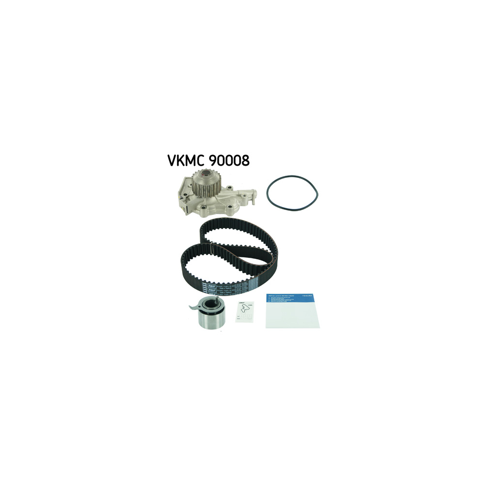 Комплект ременя ГРМ з помпой SKF VKMC 90008 - зображення 1