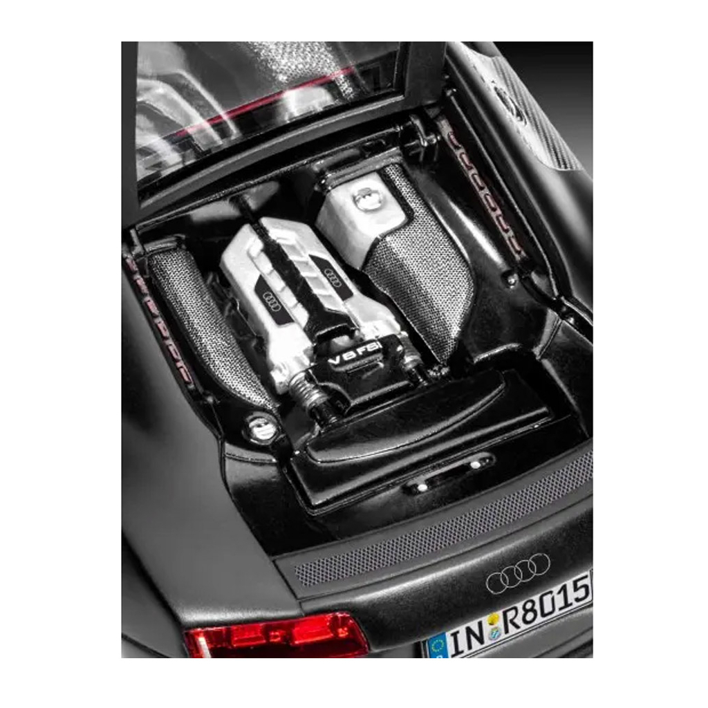 Збірна модель Revell Набір автомобіль Audi R8 рівень 4 масштаб 1:24 (RVL-67057) - зображення 6