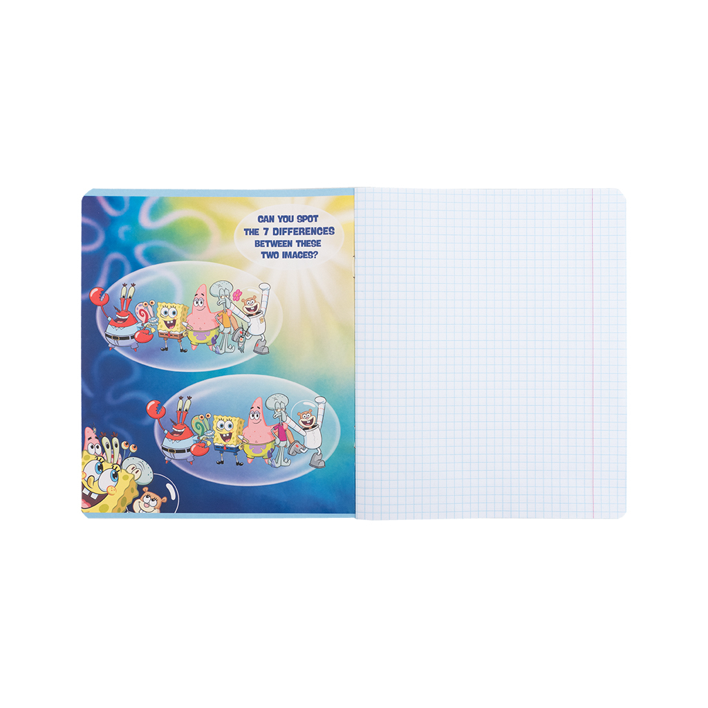 Зошит Kite SpongeBob SquarePants, 12 аркушів, клітинка (SB25-232) - изображение 2