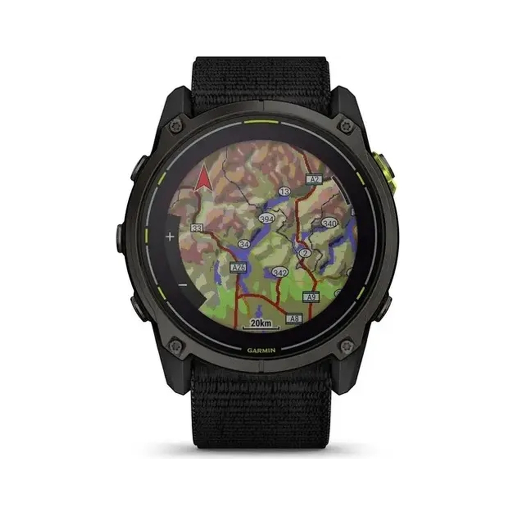 Смарт-годинник Garmin Enduro 3, Crbn Gry DLC Ti w/Blk Sport Loop Band, GPS (010-02751-01) - зображення 7