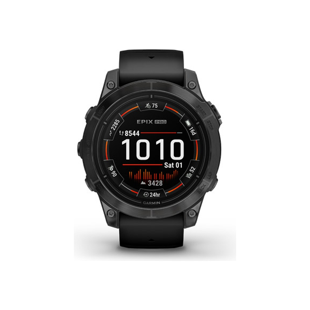 Смарт-годинник Garmin EPIX PRO (g2), 47, Glass, Slt Gray, Blk, GPS (010-02803-01) - зображення 2