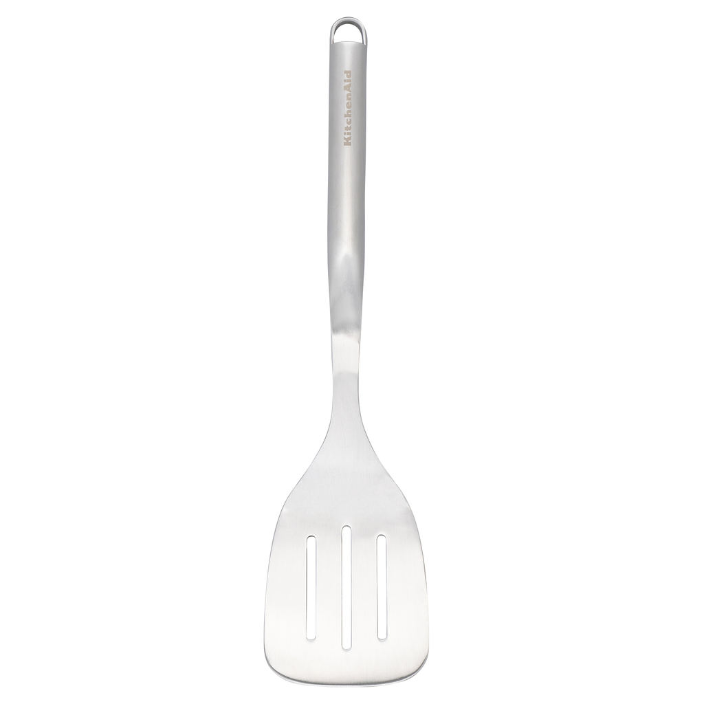 Лопатка кухонна KitchenAid Premium з прорізами, 34,6 см (KMG002OHSS) - зображення 1