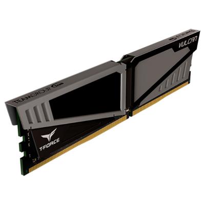 Модуль пам'яті для комп'ютера DDR4 4GB 2400 MHz T-Force Vulcan Gray Team (TLGD44G2400HC1401) - зображення 2