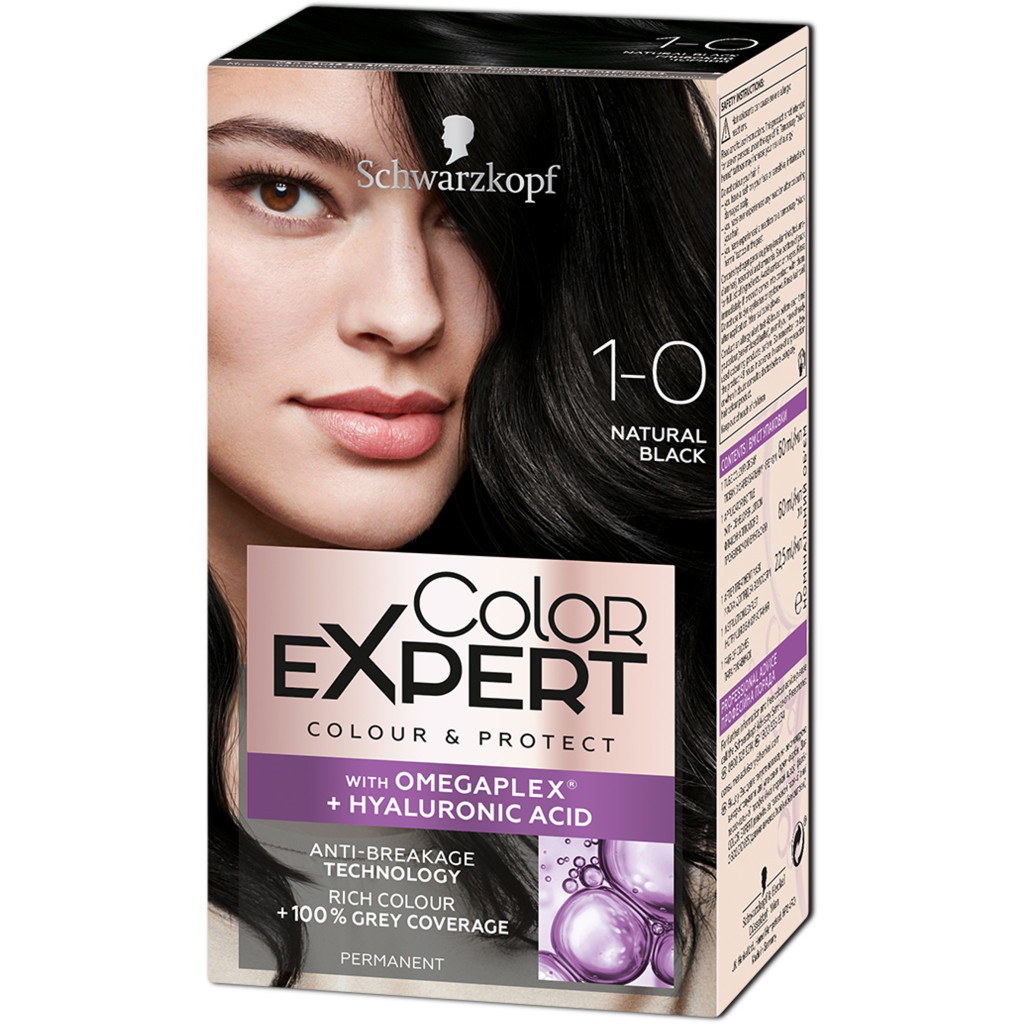 Фарба для волосся Color Expert 1-0 Глибокий Чорний 142.5 мл (5012583205258) - зображення 1