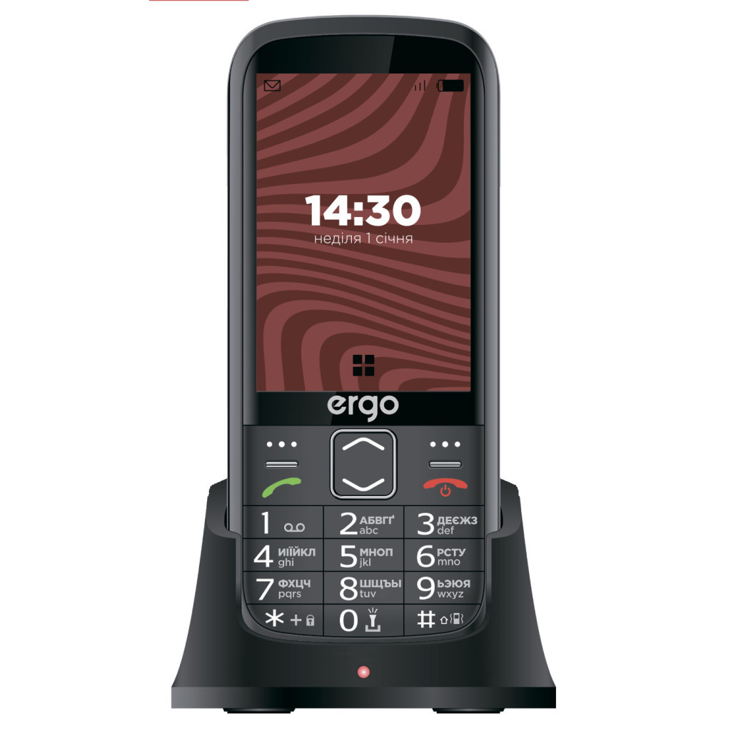 Мобільний телефон Ergo R351 Black - зображення 2
