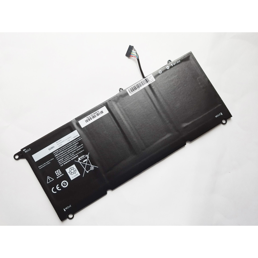Акумулятор до ноутбука AlSoft Dell XPS 13-9343JD25G, 52Wh (7000mAh), 4cell, 7.4V, Li-ion (A47522) - зображення 2
