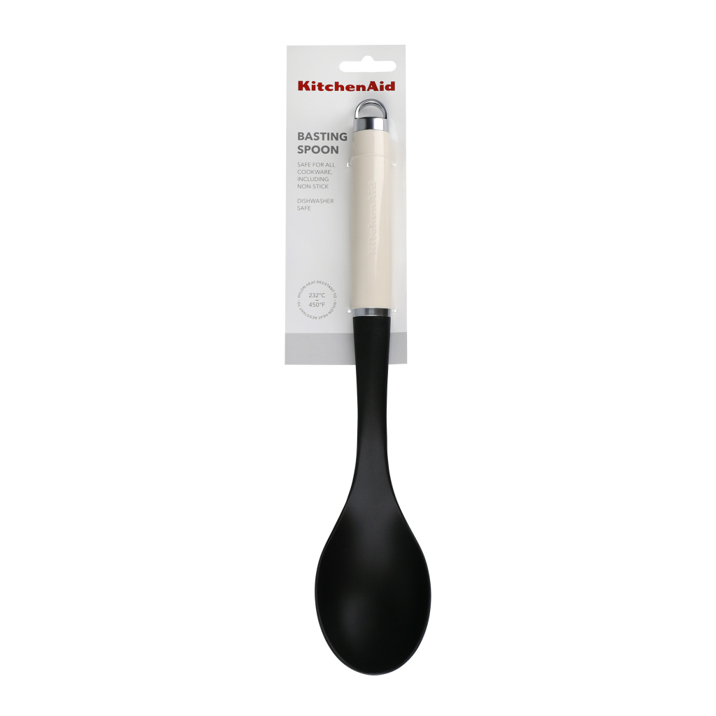 Ложка кухарська KitchenAid Coreline для сервіровки, 35,3 см, кремова (KAG003OHACE) - зображення 4