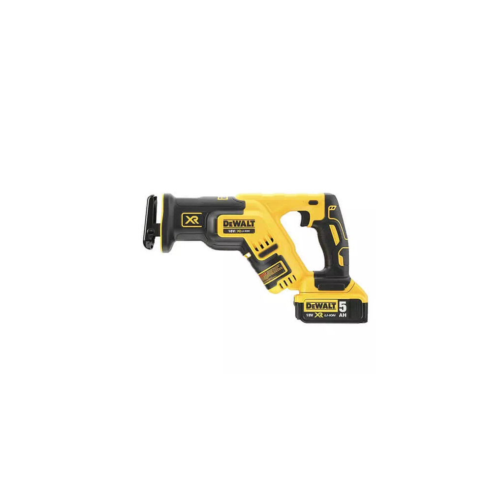 Шабельна пила DeWALT 18В XR Li-lon, безщіткова, 0 - 2900 хід/хв, 2x5Ah, ЗУ, кейс TSTAK (DCS367P2) - изображение 3