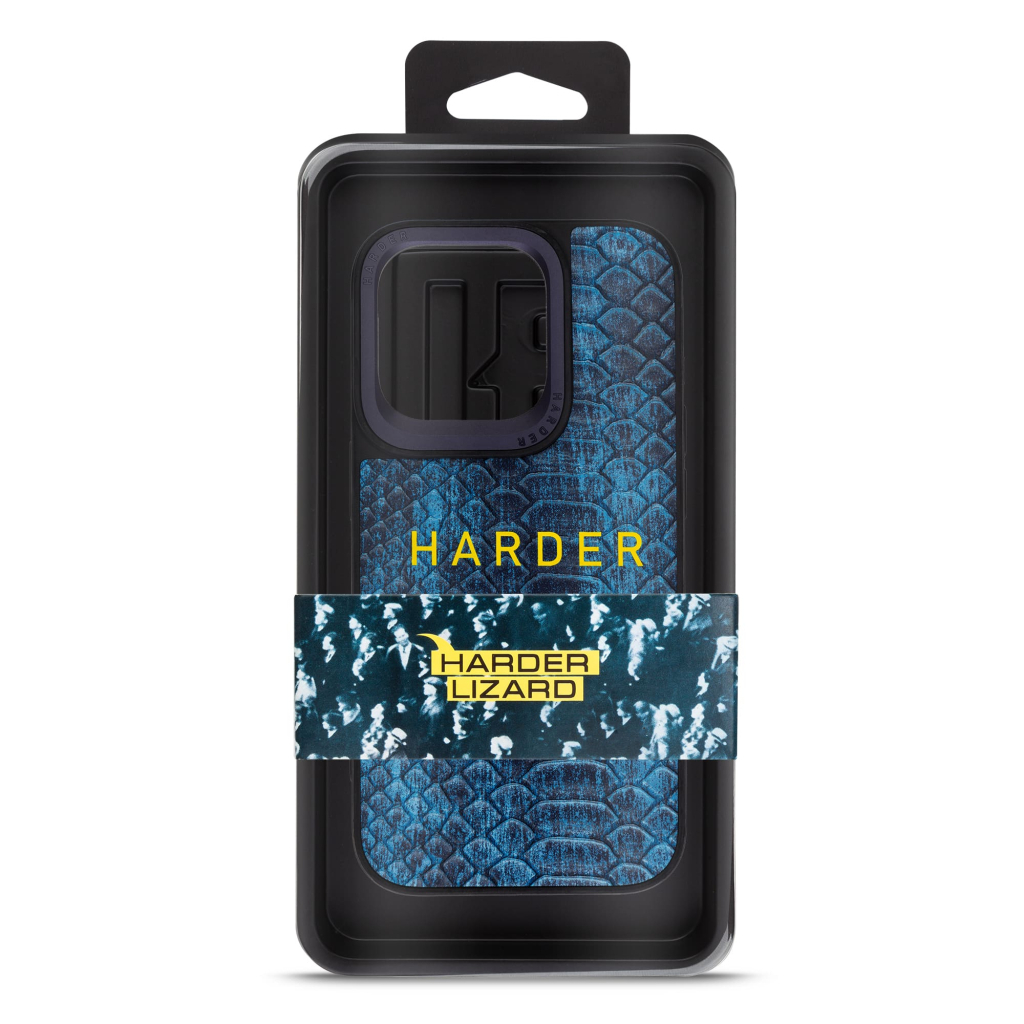 Чохол до мобільного телефона Harder Lizard Apple iPhone 14 Pro Blue (ARM76879) - зображення 3