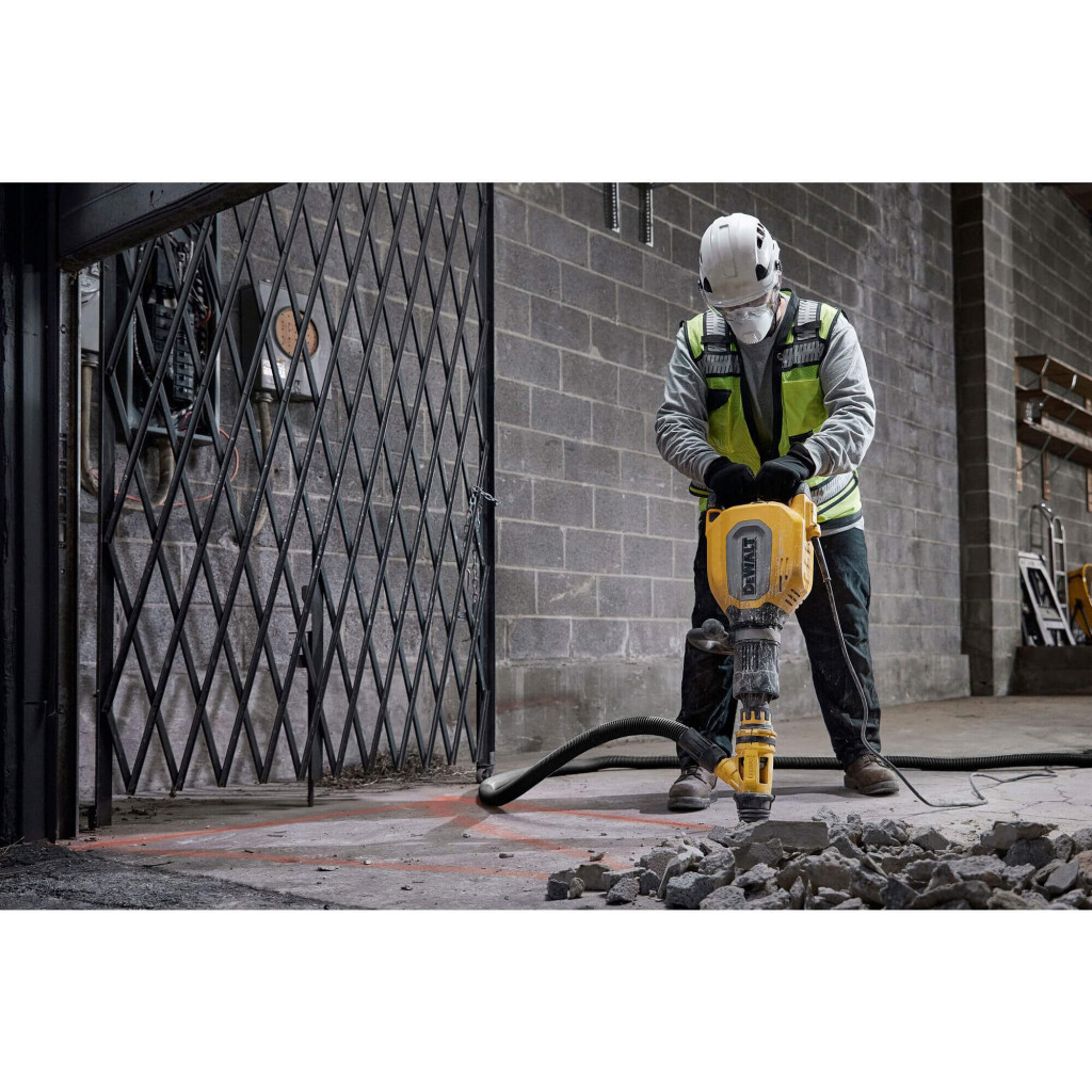 Відбійний молоток DeWALT SDS-MAX, 1700 Bт, 27 Дж, 810-1620 уд/хв, 12.7 кг, кейс (D25911K) - зображення 6